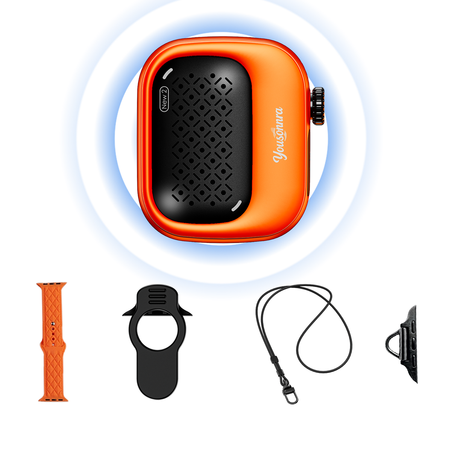 Yousonnra New2 Wearable Bluetooth Speaker Orange