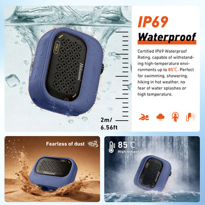 Hakasoni New 2 Mini Bluetooth Speaker Portable Wireless Audio